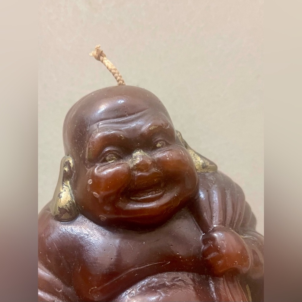Large Buddha wax statue/candle